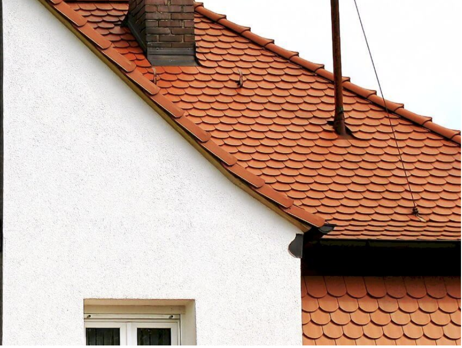 Maison après isolation extérieure, façade terminée